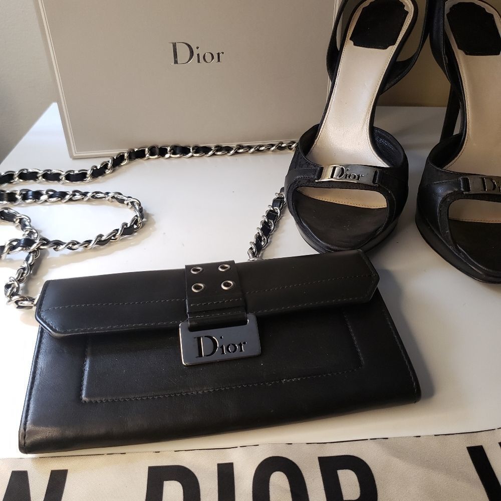 Dior Leather Wallet and Heels Bundle - Picture 5 of 16